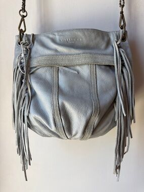 Liebeskind Handbag Fringe Powder Blue Crossbody